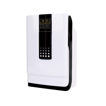 Purificator 40W, Filtre multiple+UV-C+Ionizare negativa, Telecomanda, Alb