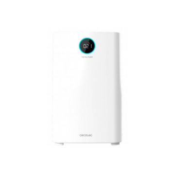 Purificator de aer Cecotec TotalPure Connected, 20 W, 260 m3/h, 4 viteze de purificare, 54 dB, ecran LED, temporizator, mod auto, higrometru, White