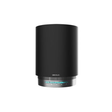 Purificator de aer Cecotec TotalPure Style Pro Connected, 130 m3/h, Wi-Fi, 3 trepte de putere, senzor PM 2.5, filtru carbune activ, temporizator, mod Night, Black