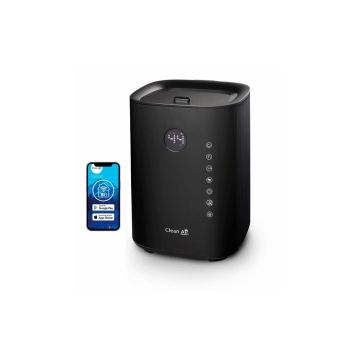 Umidificator si purificator Clean Air Optima CA604B Smart, WiFi, Difuzor de arome, Lampa UV-C, Ionizare, Display, Timer