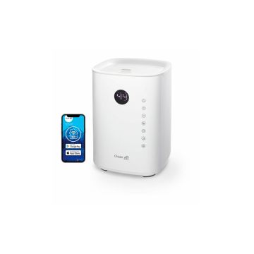 Umidificator si purificator Clean Air Optima CA604W Smart, WiFi, Difuzor de arome, Lampa UV-C, Ionizare, Display, Time