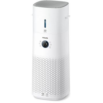 Purificator de aer 2 in 1 Philips AC3737/10, 505 m3/h, 131 mp, Wi-Fi, Mod Turbo, Filtru HEPA 13, 42 W (Alb) Purificator de aer 2 in 1 Philips AC3737/10, 505 m3/h, 131 mp, Wi-Fi, Mod Turbo, Filtru HEPA 13, 42 W (Alb)