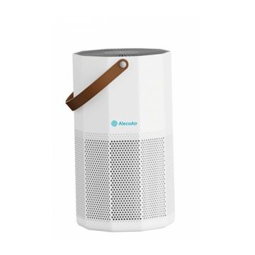 Purificator de aer AlecoAir P50 ROUBIQ White, Wi-Fi, Lampa UV-C, Filtru True HEPA si Carbune Activ, Ionizare, PM 2.5