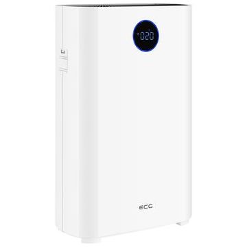 Purificator de aer ECG AP3 Pure Comfort, 33 W, Wi-Fi, 4 viteze, tehnologie UV, ionizare, alb