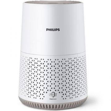 Purificator de aer Philips AC0650/10, CADR 150 mc/h, Filtru NanoProtect HEPA, Mod nocturn (Alb)