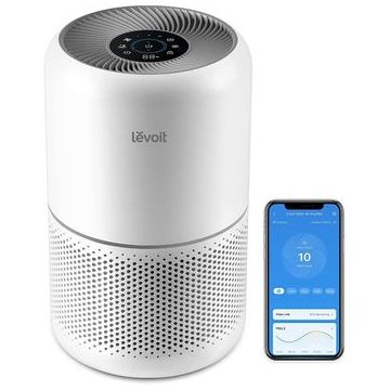 Purificator de aer Smart Levoit Core 300S Wi-Fi, Filtru 3 in 1 True HEPA H13, Carbon Activ, Senzor Calitate Aer, - 0810043373814