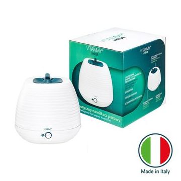 Umidificator de aer cu abur Vitammy Mist, terapeutic, cu difuzor aromaterapie, rezervor de 2.7 l, 7 ore de - 6426390572769