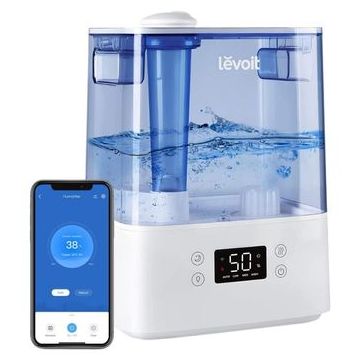 Umidificator de aer Levoit Classic 300S, Rezervor 6L, Super Silentios, Aplicatie Smart, Senzor Umiditate, Functie - 0810043376754 Umidificator de aer Levoit Classic 300S, Rezervor 6L, Super Silentios, Aplicatie Smart, Senzor Umiditate, Functie - 0810043376754