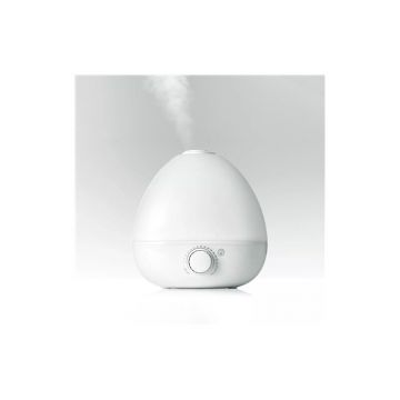 Umidificator Fridababy BreatheFrida cu ultrasunete 3 in 1, ultra silentios, include difuzor de uleiuri esentiale si lumina de veghe, oprire automata, rezervor BPA Free, Alb